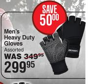 Biogen Men's Heavy Duty Gloves Assorted