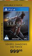 PS4 Sekiro: Shadows Die Twice