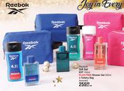 Reebok Gift Set EDT 100ml Plus Free Shower Gel 250ml & Toiletry Bag Assorted-Per Set