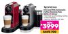 Nespresso Citiz And Milk Automatic Coffee Machine (Red, White Or Silver) 833415/17/18-Each