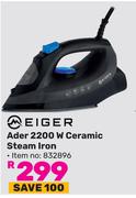 Eiger Ader 2200W Ceramic Steam Iron 832896