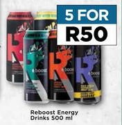Reboost Energy Drinks-For 5 x 500ml