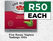 Five Roses Tagless Teabags-100s Each