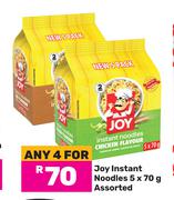 Joy Instant Noodles Assorted-For 4 x 5 x 70g