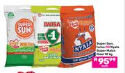 Super Sun, Iwisa Or Nyala Super Maize Meal-10Kg Each