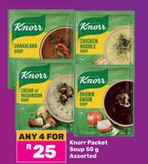 Knorr Packet Soup Assorted-For Any 4 x 50g