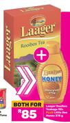 Laager Rooibos Teabags 80s Plus Little Bee Honey 375g-Both For