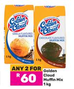 Golden Cloud Muffin Mix-For 2 x 1Kg