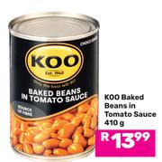Koo Baked Beans In Tomato Sauce-410g