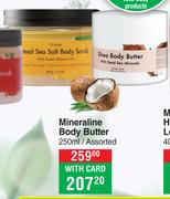 Mineraline Body Butter Assorted-250ml