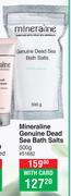 Mineraline Genuine Dead Sea Bath Salts-500g