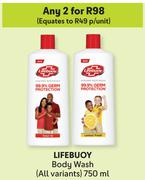 Lifebuoy Body Wash (All Variants)-For 2 x 750ml