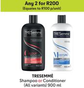 Tresemme Shampoo Or Conditioner (All Variants)-For 2 x 900ml