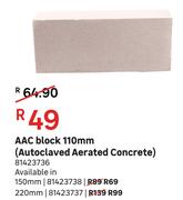 AAC Block 150 mm (Autoclaved Aerated Concrete)