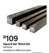 Square Bar 10 mm 6 m