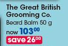 The Great British Grooming Co. Beard Balm-50g Each