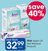 Nair Argan Oil Hair Removal Products-Each