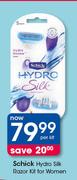 Schick Hydro Silk Razor Kit For Women-Per Kit