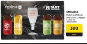 Emelisse Dutch Craft Beer With Glass Gift Pack-4 x 330ml 