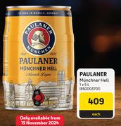 Paulaner Munchner Hell-5L Each