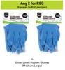 M Silver Lined Rubber Gloves (Medium/Large)-For Any 2