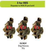 Ol'Roy Dog Hooves-For 3 x 15's
