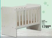 Lunar Baby Cot White