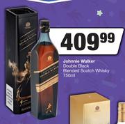 Johnnie Walker Double Black Blended Scotch Whisky-750ml