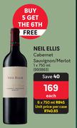 Neil Ellis Cabernet Sauvignon/Merlot-750ml Each