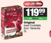 Original Iced Cocktails-2L Each