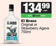 EL Bravo Original Or Strawberry Agave-750ml Each