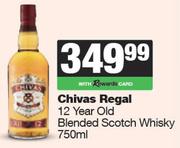 Chivas Regal 12 Year Old Blended Scotch Whisky-750ml