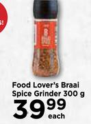 Food Lover's Braai Spice Grinder-300g Each