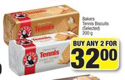 Bakers Tennis Biscuits (Selected)-For Any 2 x 200g