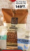 You First Raw Almonds-1kg Each