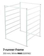Storm 7 Runner Frame 350mm (White)
