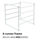Storm 4 Runner Frame 350mm (White)