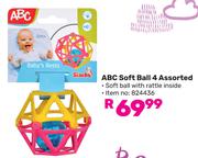 ABC Soft Ball 4 Assorted