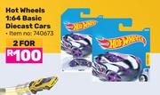 Hot Wheels 1:64 Basic Diecast Cars (740673)-For 2