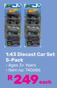 Hot Wheels 1:43 Diecast Car Set 5 Pack (740686)-Each