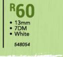 7DM 13mm White Pebble Marble Chip