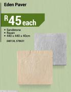 Eden Paver Sandstone Raven 440 x 440 x 40cm-Each