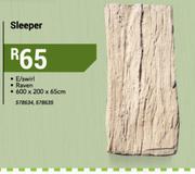Sleeper E/ Swirl Raven 600 x 200 x 65cm