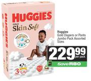 Huggies Gold Diapers Or Pants Jumbo Pack Assorted Sizes-Per Pack