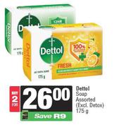 Dettol Soap Assorted-For 2 x 175g