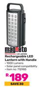 Magneto Rechargeable LED Lantern With Handle