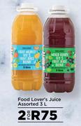 Food Lover's Juice Assorted-For 2 x 3Ltr
