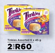 Tinkies Assorted-For 2 x 6 x 45g