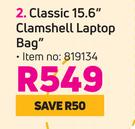 Classic 15.6" Clamshell Laptop Bag
