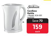 Sunbeam Cordless Kettle SCK-051